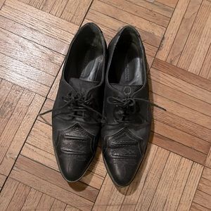 black Rachel Comey oxford loafers size 6.5